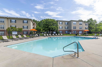 Swimming pool with sundeck